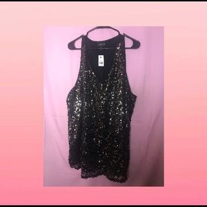 NWT Lane Bryant Sequin Tank Top